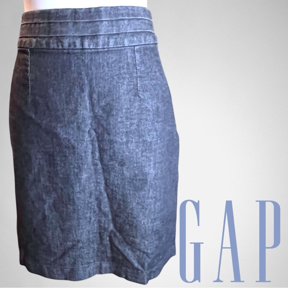 GAP Dark Wash Denim Pencil Skirt Size 6
